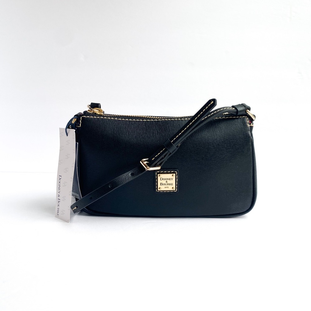 Dooney & Bourke Black Saffiano Leather Crossbody Bag